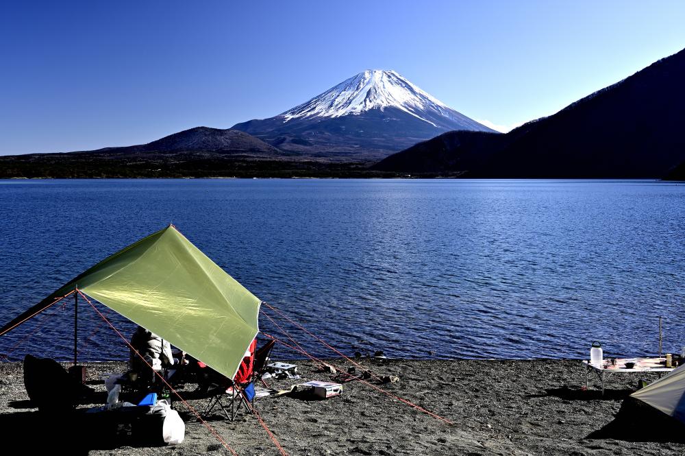 富士山風景/浩庵露營場/露營/日本