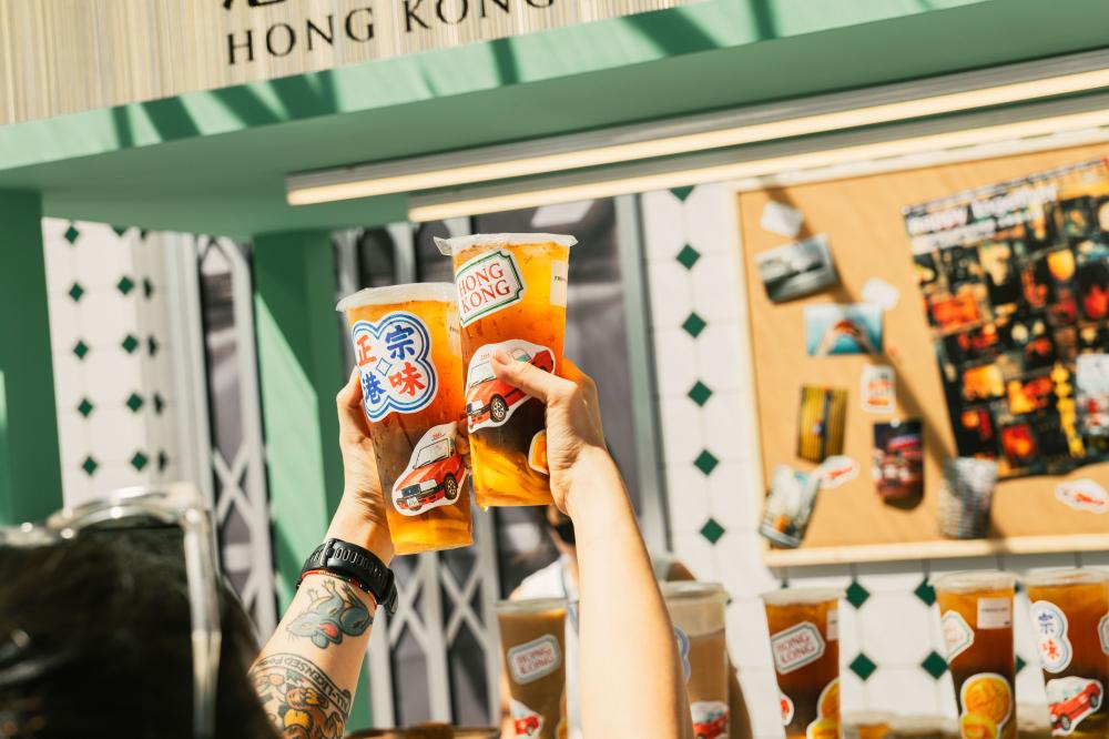 場景／美心月餅・霓虹茶月快閃店／台北