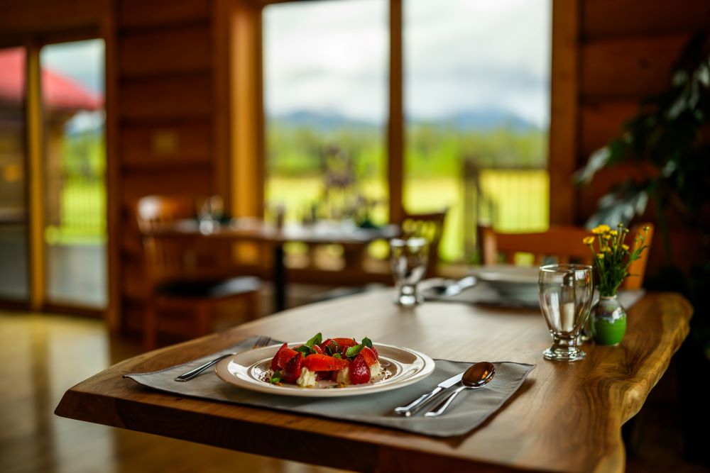 料理／餐廳／內部空間／Northern Lights Resort & Spa／飯店／加拿大