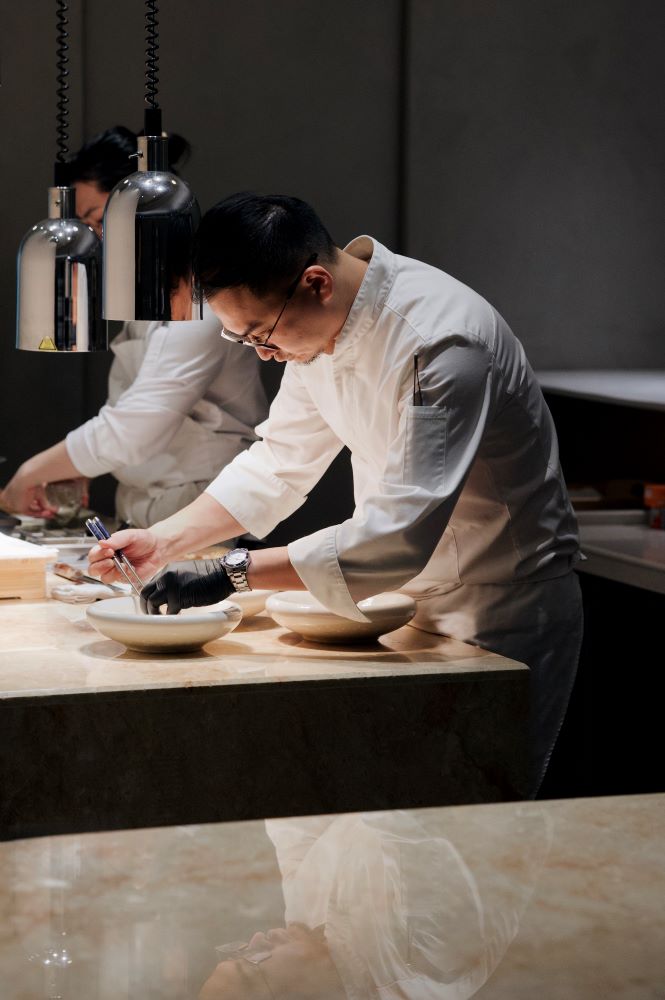 高雄米其林推薦 Li.nu 攜手福岡米其林一星 L’eau Blanche 打造「味の交會」餐會料理