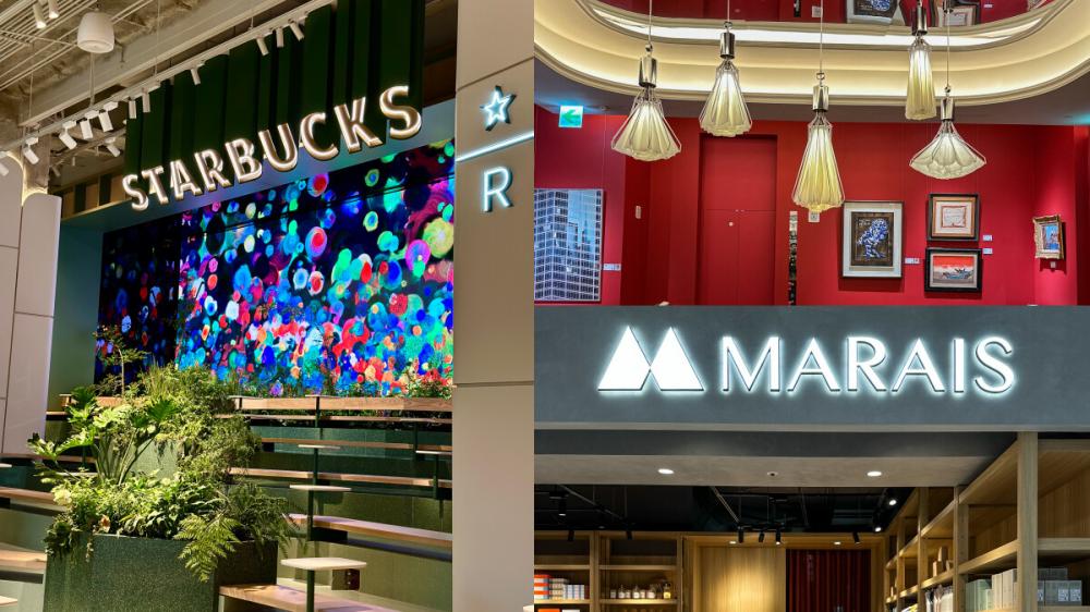 信義區百貨「DREAM PLAZA」進駐品牌空間。