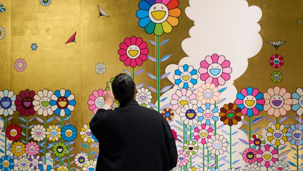 村上隆與笑臉花。