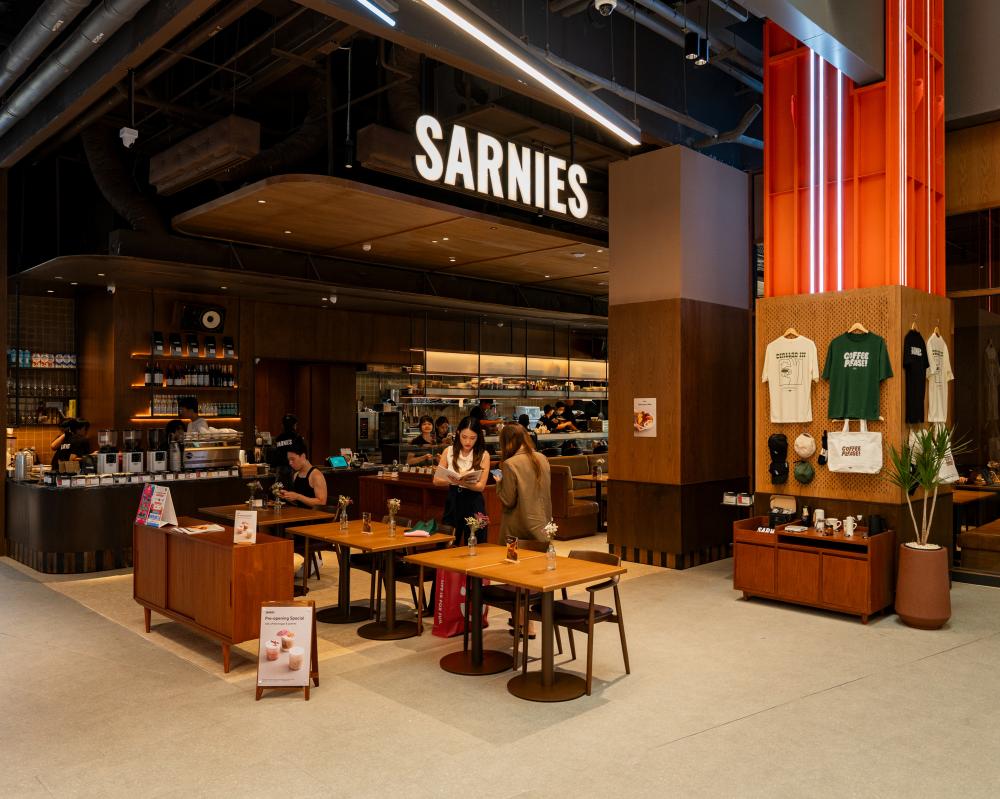 新加坡與泰國超人氣咖啡館 Sarnies 首家旗艦店 Sarnies One Bangkok 內部空