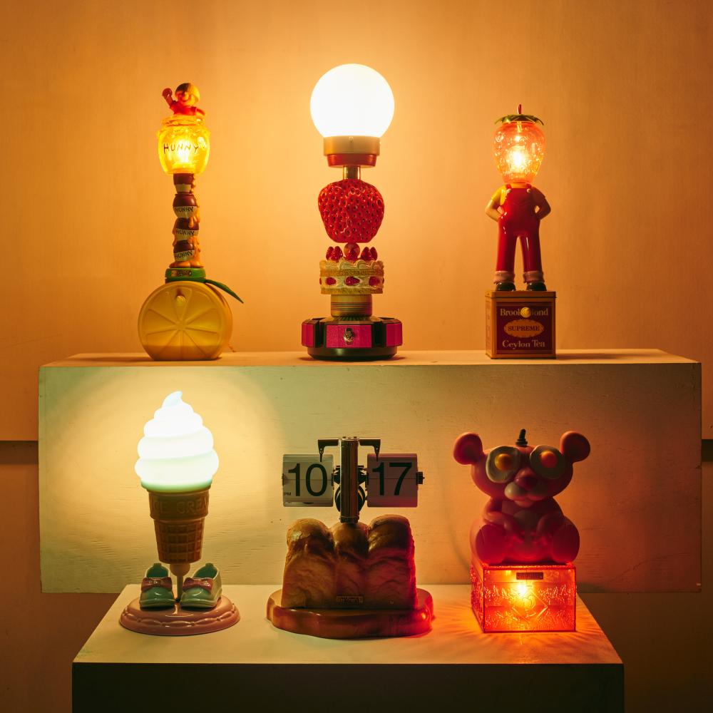 日本藝術家雙人組 magma 個展《Mixed Foods》場景。