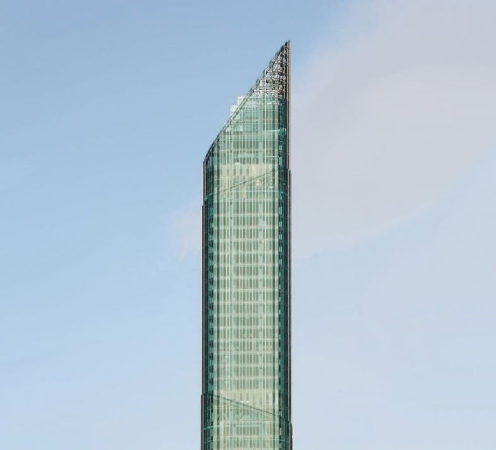 台北摩天大樓示意圖。