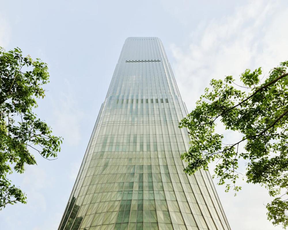 台北天空塔示意圖。