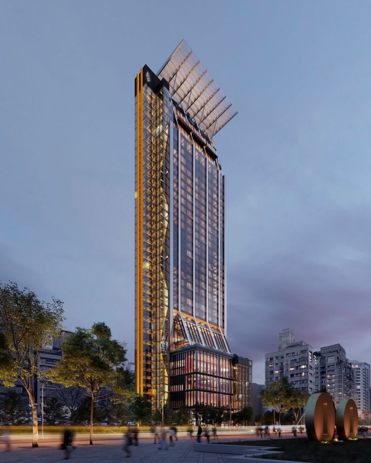 台北四季酒店示意圖。