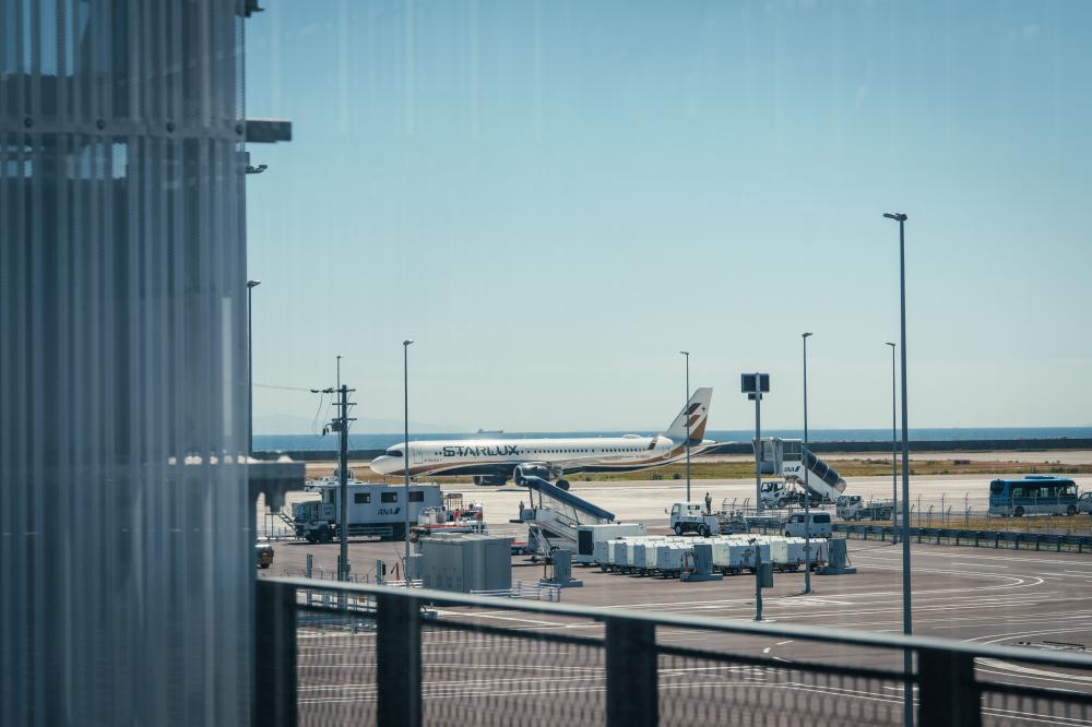 神戶機場風景。