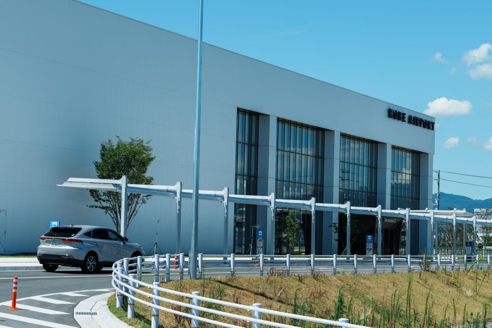 神戶機場風景。