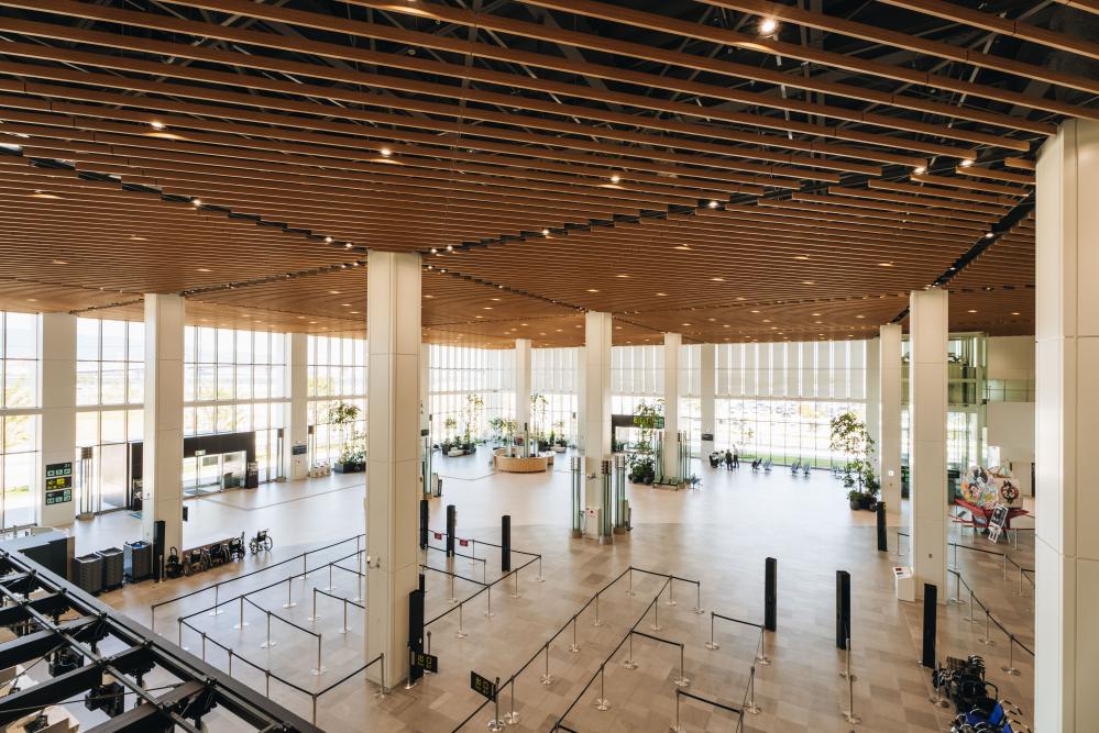 神戶機場內部空間。