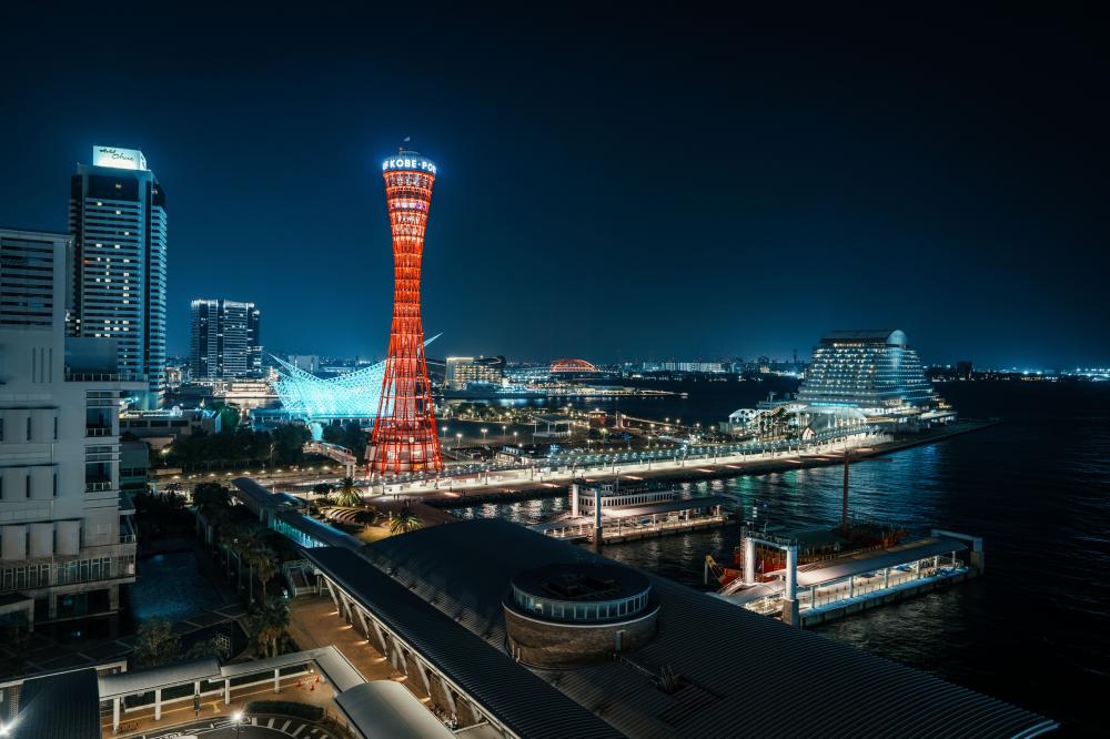 神戶國際飯店 Hotel La Suite Kobe Harborland 神戶塔風景。