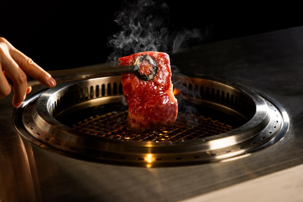 「八和和牛燒肉專門店 台中店」燒肉。