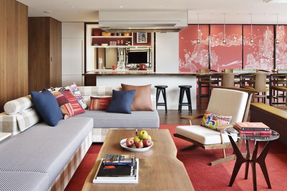 Hyatt Centric Ginza Tokyo 內部套房空間。