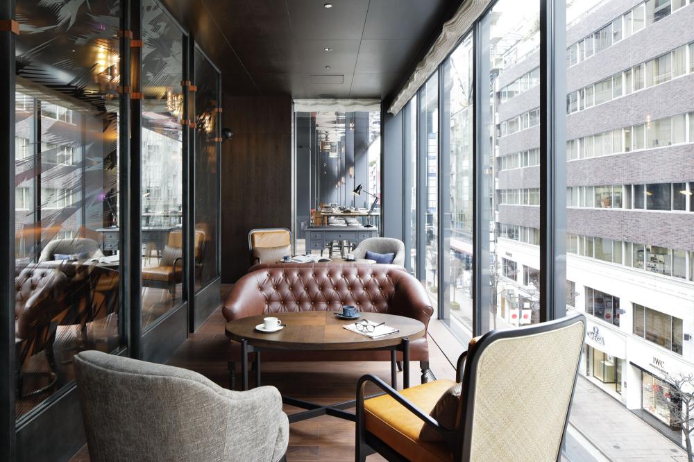 Hyatt Centric Ginza Tokyo 內部餐廳空間。