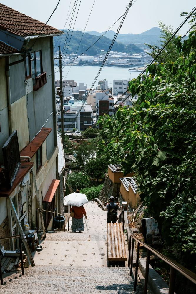 日本尾道市千光寺公園風景。