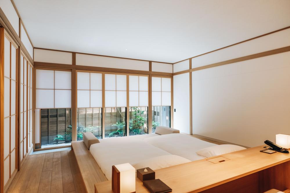 日本生口島和風旅館 Azumi Setoda 套房空間。