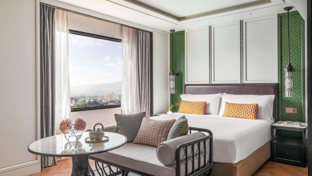 清邁美平洲際酒店山景客房。