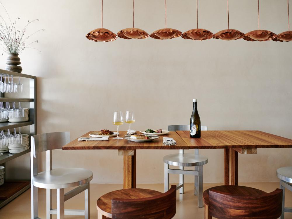 葡萄牙「從農場到餐桌」的高質感餐廳 Auata 內部空間。