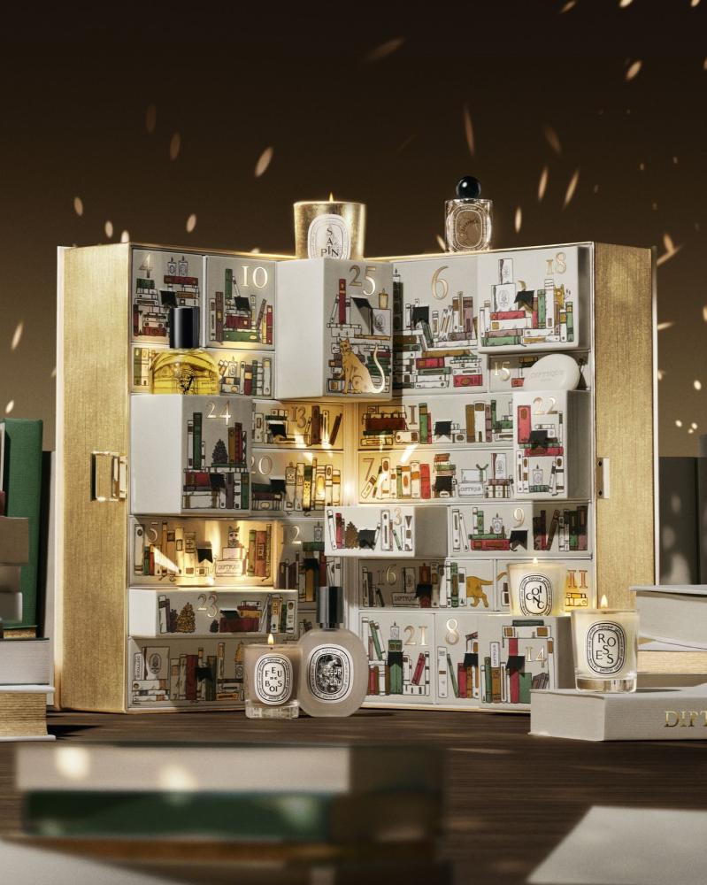 Diptyque 2025年的聖誕倒數月曆