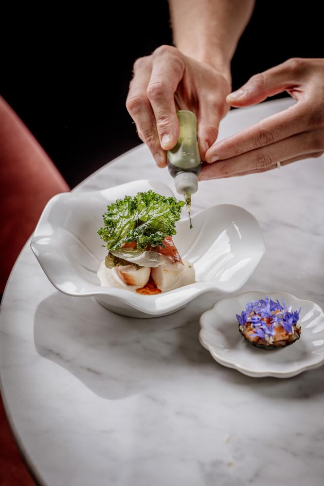 倫敦米其林餐廳 Caractère 料理。