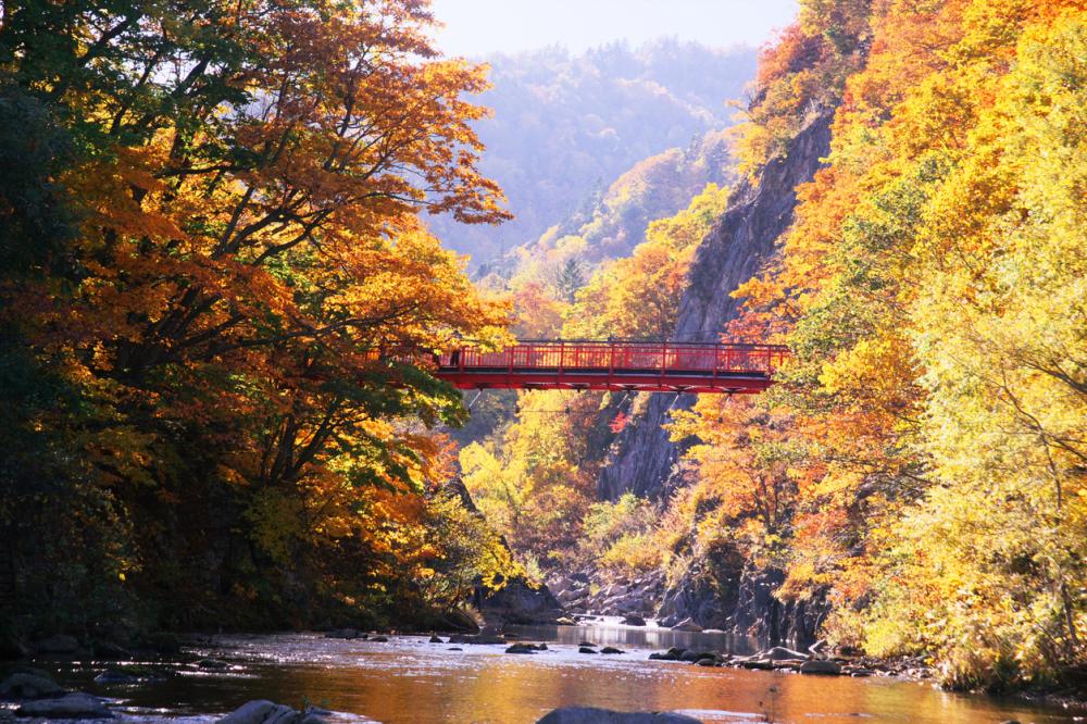 北海道定山溪素有「札幌後花園」之稱。