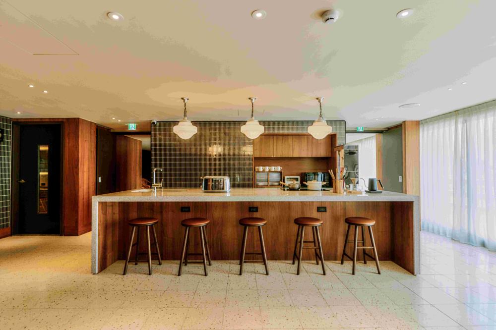 天下南隅全新住房專案「台南製造」廚房。