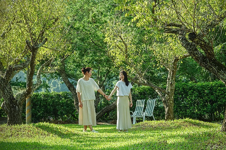 南投餐廳「春秋山林」風景。
