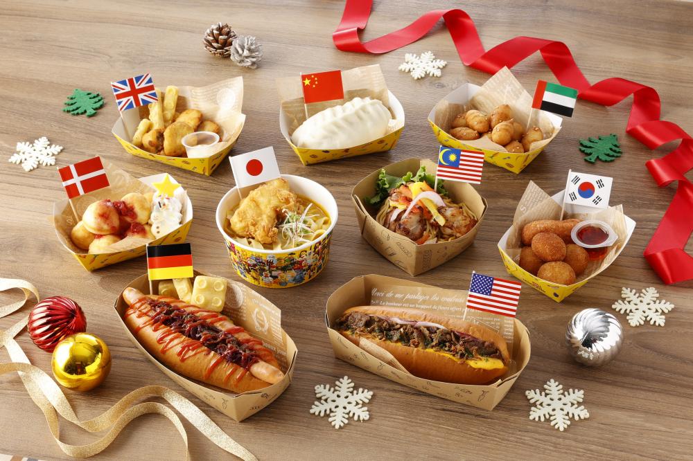 2025日本樂高樂園度假村冬季期間限定活動「日本樂高樂園過聖誕」料理。