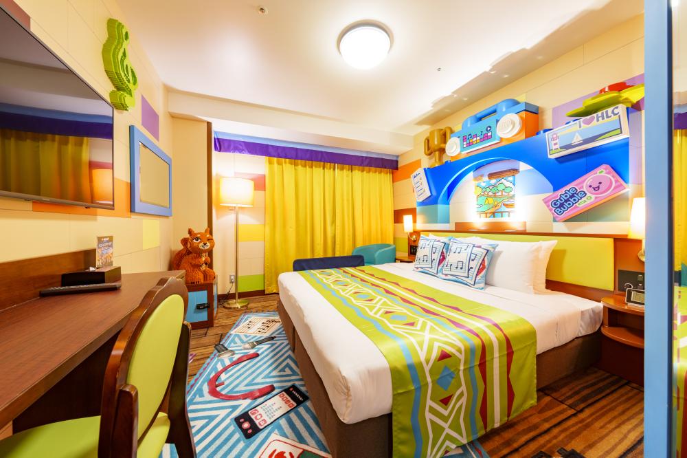 2025日本樂高樂園度假村冬季期間限定活動「日本樂高樂園過聖誕」場景。