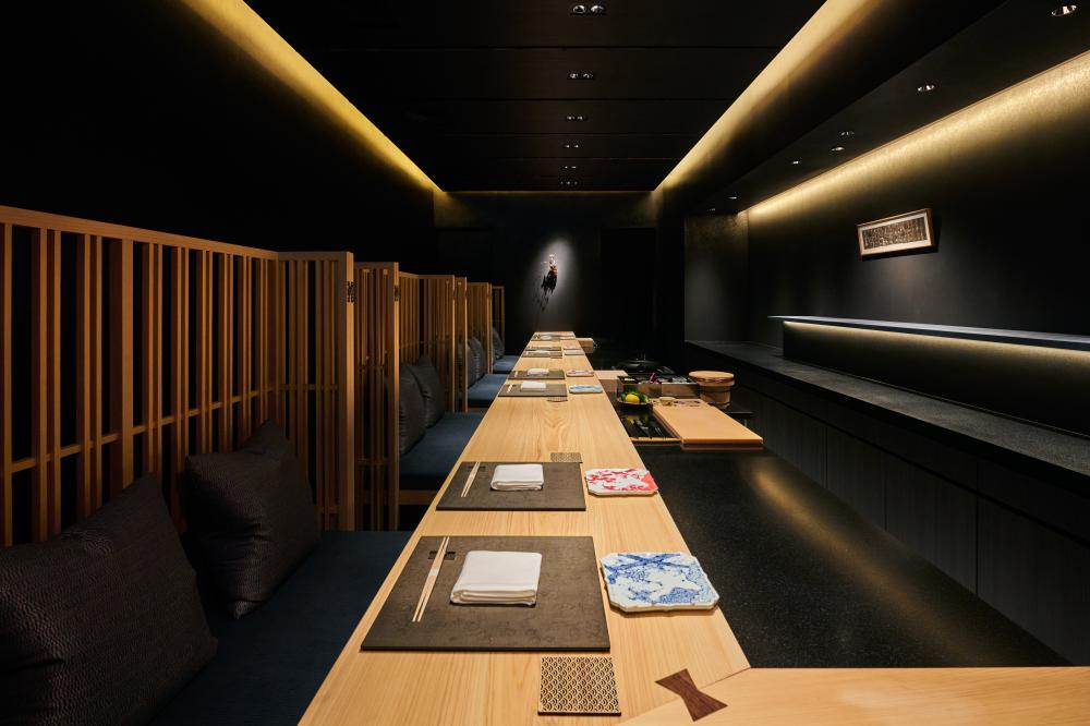 「馥府 東京 銀座」飯店餐廳空間。