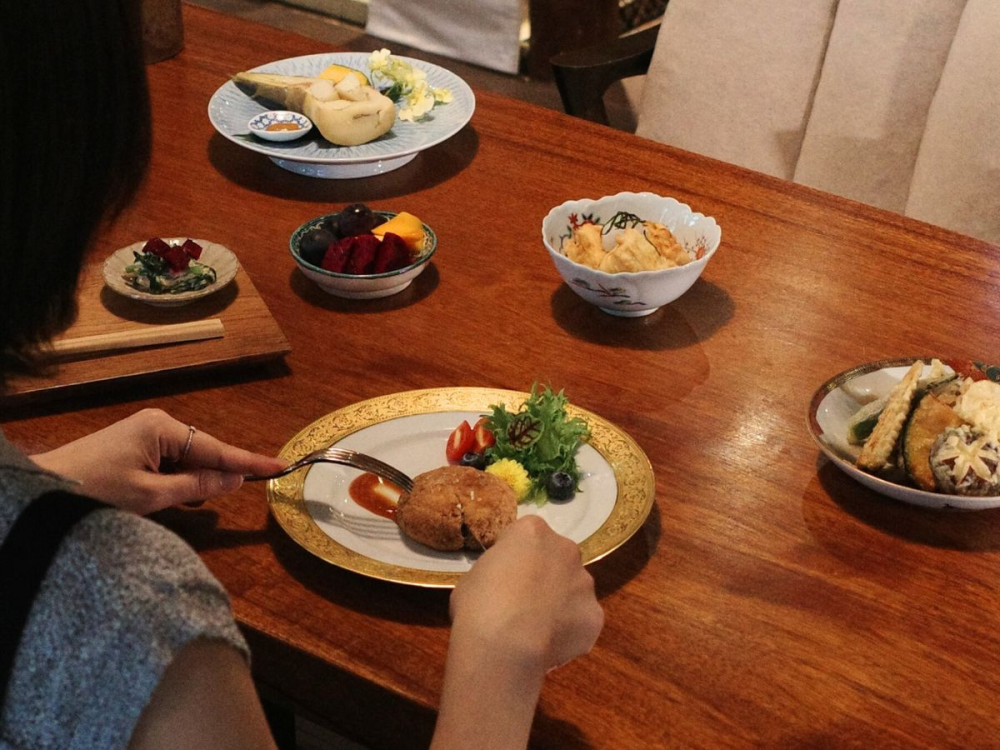 大安區餐廳無二會所蒔蔬選饌料理。