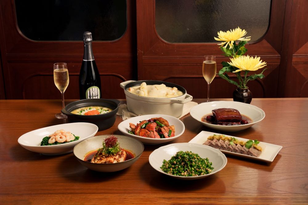 米其林一星「富錦樹台菜香檳」海外二號店料理。