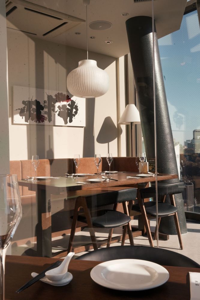 米其林一星「富錦樹台菜香檳」海外二號店餐廳空間。