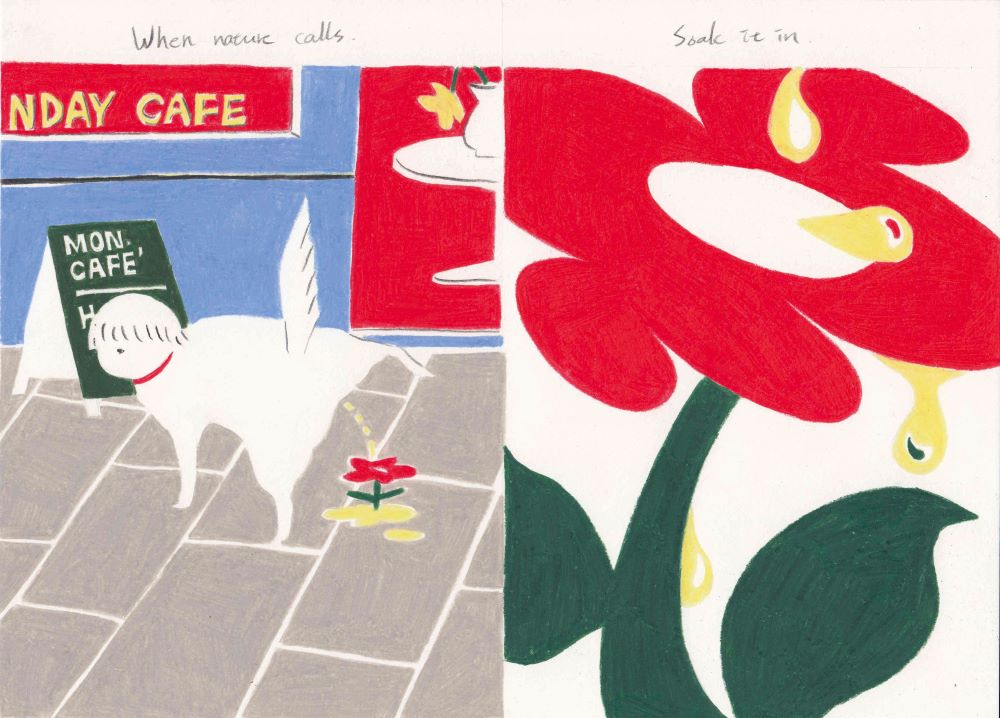 彰化《新感覺市集》合作品牌插畫。