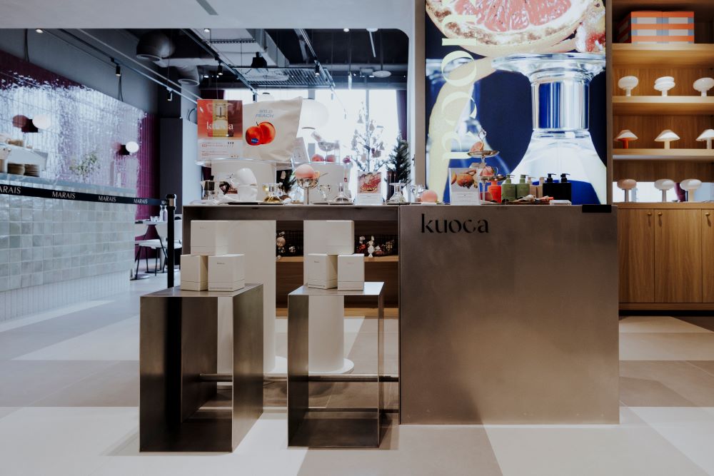 kuoca Eau de Parfum 瑪黑家居 快閃店店面圖。