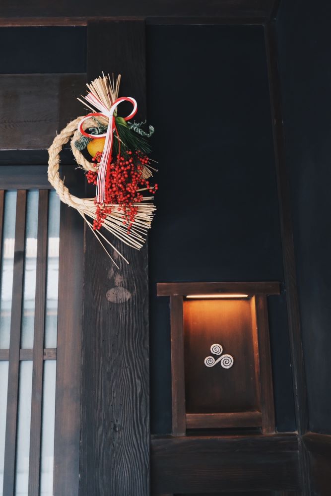 日本廣島飯店 Azumi Setoda 歲末裝飾。