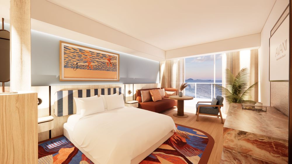 穆魯拉巴海灘安凡尼酒店客房。