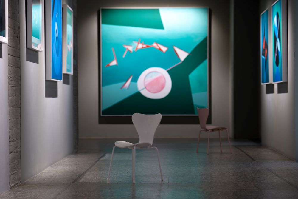 金馬賓館當代美術館年度展覽《吟遊時空 — 霍剛、權純益》場景。