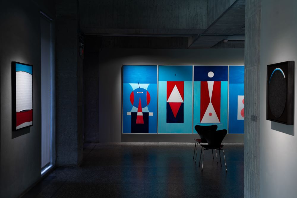 金馬賓館當代美術館年度展覽《吟遊時空 — 霍剛、權純益》場景。