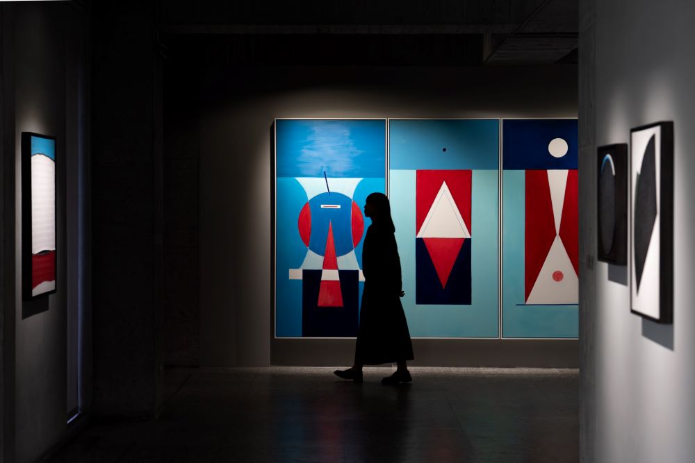 金馬賓館當代美術館年度展覽《吟遊時空 — 霍剛、權純益》場景。