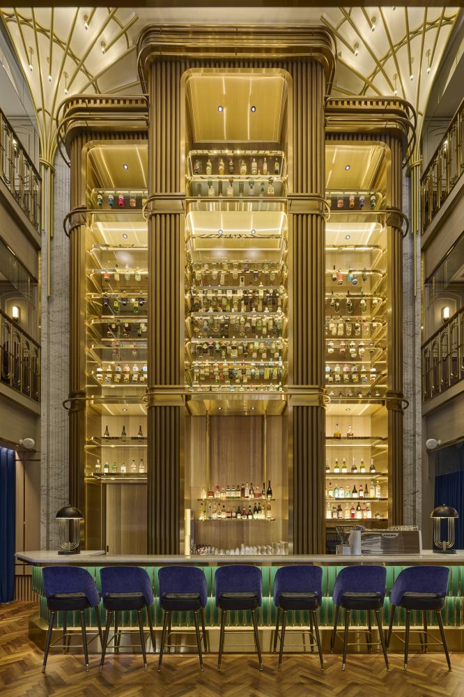 台中 OKU HOTEL 歐酷酒店酒吧。