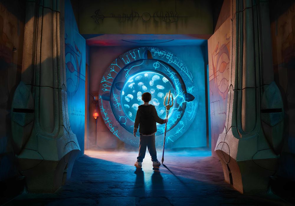 失落密室水族館場景。