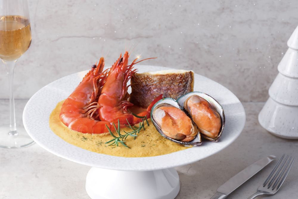 夏慕尼餐廳普羅旺斯海鮮盤。