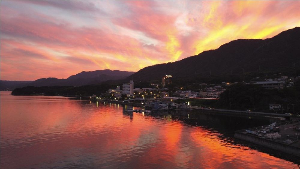 宮濱溫泉怡人景色。