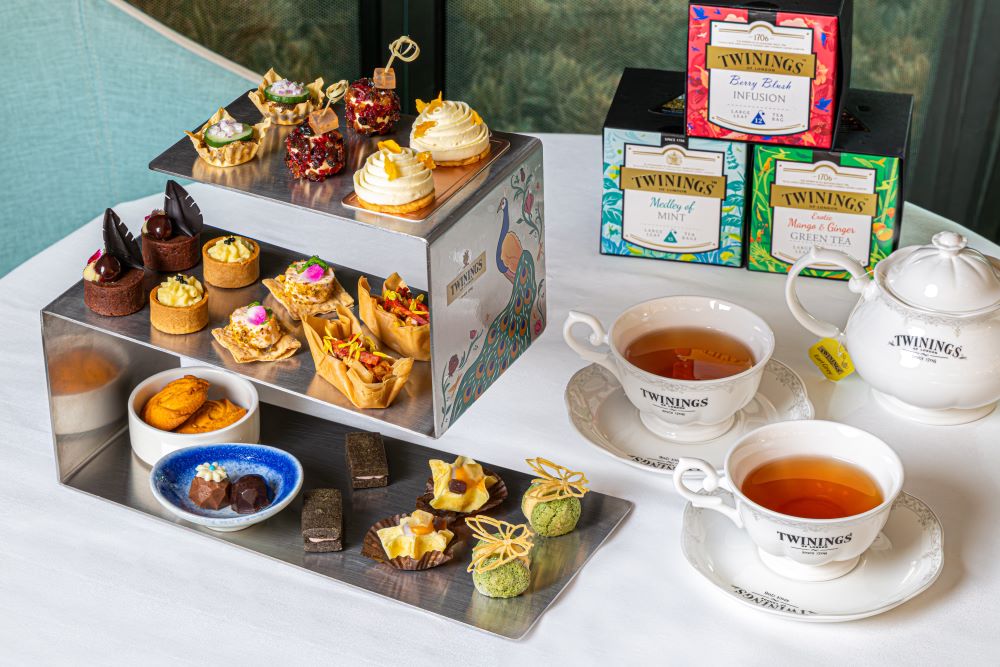 唐寧茶攜手北投老爺酒店推出唐寧花語綻放茶饗。