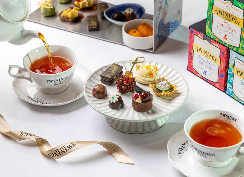 唐寧茶攜手北投老爺酒店推出唐寧花語綻放茶饗。