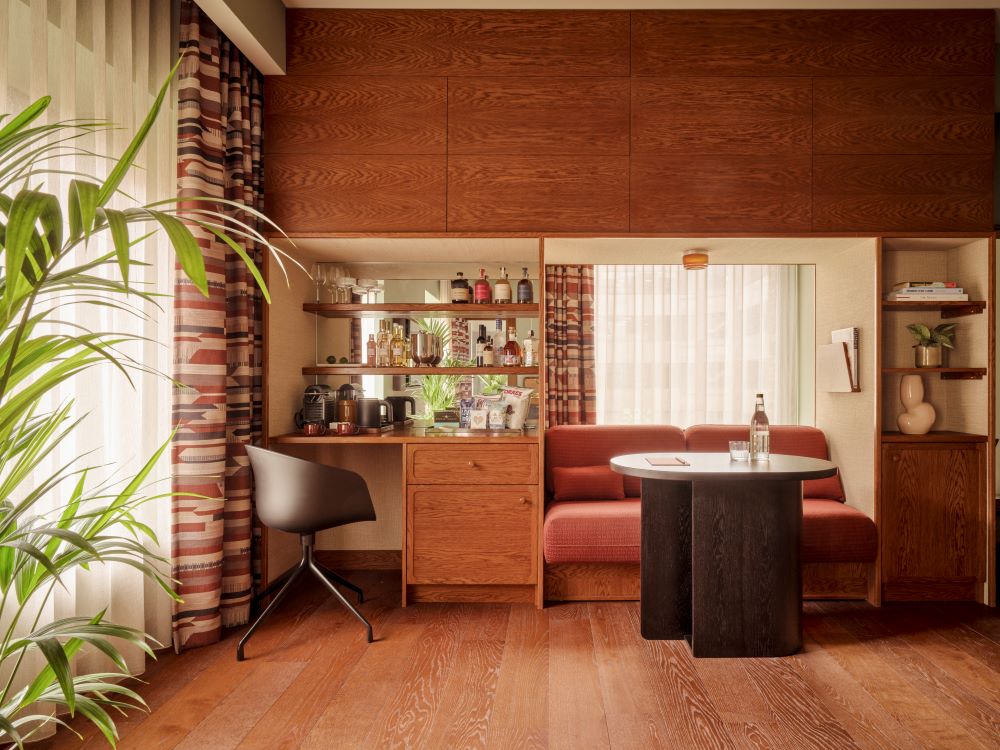 荷蘭品牌飯店 Sir Devonshire Square 座位區。