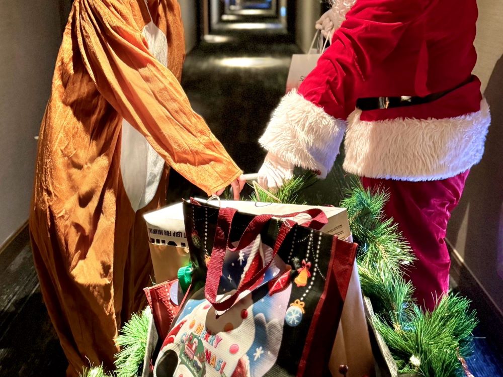 聖誕老人將驚喜現身雲品溫泉酒店。