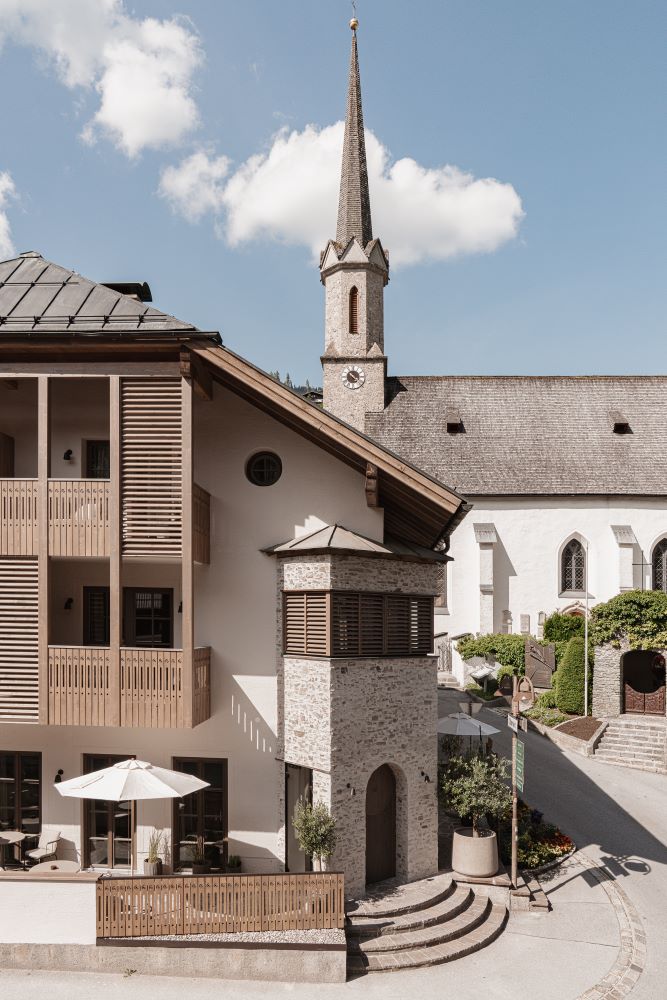 奧地利現代山屋 stieg'nhaus 外觀。