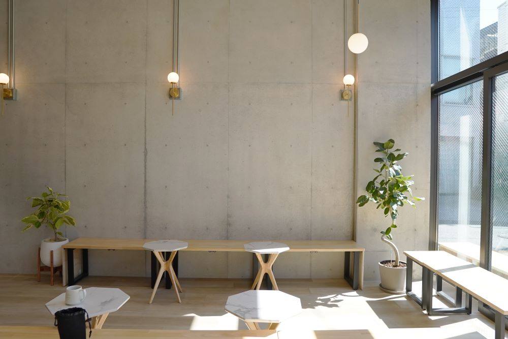 Taoca Coffee 東京南青山店空間。